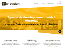 Tablet Screenshot of 8p-design.com